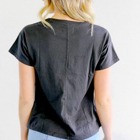 NEW MATE the Label Girlfriends Vintage Black Crew Top - XS - Picture 9 of 9